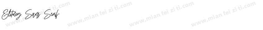Elitmog Sans Serif字体转换